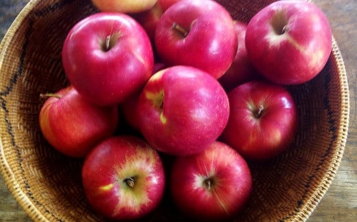 紅玉林檎は、高い糖度、味を引き締める酸味、果物がもつ香りとうま味が特徴です。