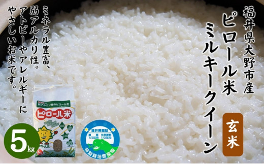 令和4年産新米】ミネラル豊富!弱アルカリ性のピロール米 ミルキー