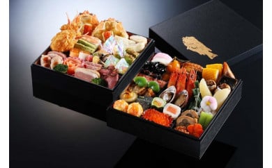 【 年末限定】奥城崎シーサイドホテル 和・洋おせち 季魚菜　2段重