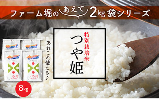 特別栽培米つや姫8㎏(2㎏×4袋) 483158 - 山形県最上町