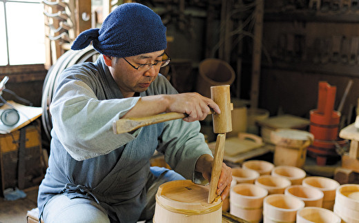 秋田杉 おひつ（二合用）樽冨かまた