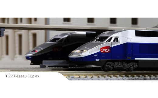 J011-21 Nゲージ[フランス版新幹線「TGV Réseau Duplex」車両セット 