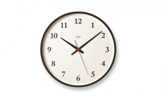 Plywood clock［電波時計] / LC21-06W BW レムノス Lemnos 時計[№5616-0968] 855382 - 富山県高岡市