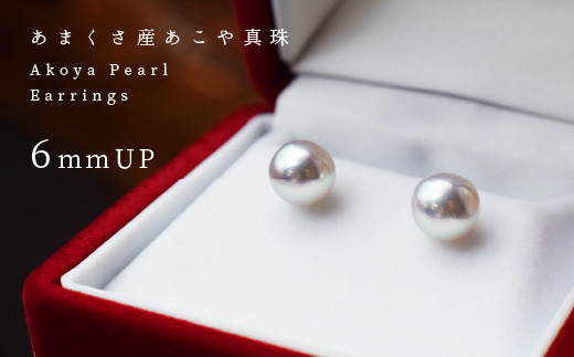 S085-124_あこや真珠 パール ピアス イヤリング ベビー 6mm ~