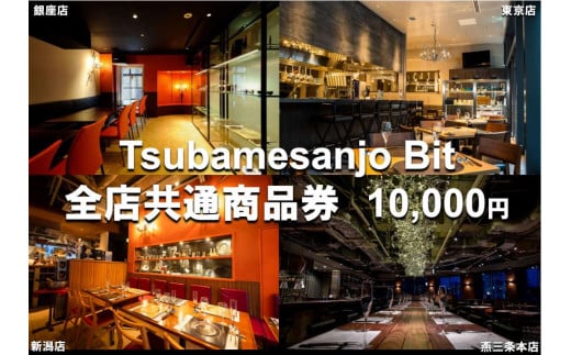 Tsubamesanjo Bit 商品券10,000円 FC034010 333309 - 新潟県燕市
