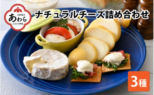 ナチュラルチーズ 3種 詰め合わせ 402484 - 福井県あわら市