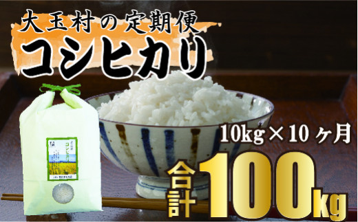 令和5年産 】【 農業生産法人 農作業互助会 の お米 】 コシヒカリ 100ｋｇ（毎月10ｋｇ×10回）【06509】 福島県 大玉村 こしひかり  定期便 米 - 福島県大玉村｜ふるさとチョイス - ふるさと納税サイト