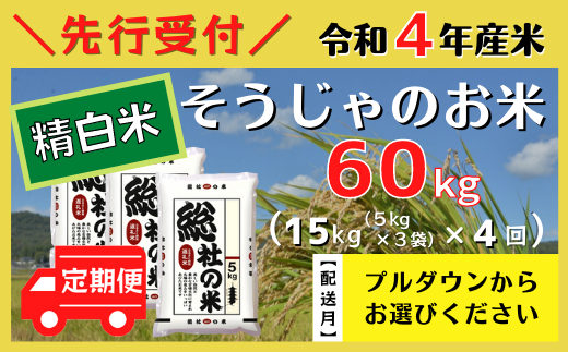 令和4年産そうじゃのお米定期便