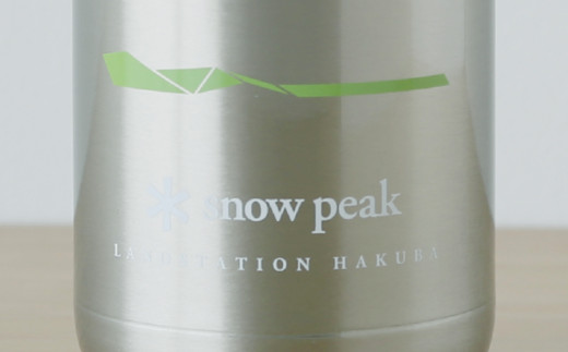 SnowPeak 「HAKUBA限定デザイン」真空ステンレスボトル350【C032-05 
