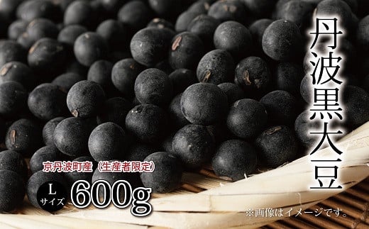 京丹波の美しい自然の中で大きく育った丹波黒大豆です。　※画像はイメージです。