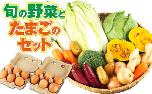 旬の野菜とたまごのセット【メロンドーム】 野菜10品 にんにくたまご12個