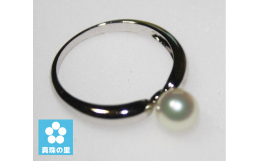 【020-127】真珠の里　シンプル　シルバーパールリング* 741495 - 三重県志摩市