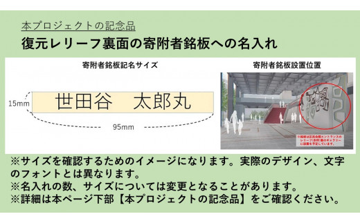 個人向け3万円・名入れコース】世田谷区本庁舎等整備プロジェクト