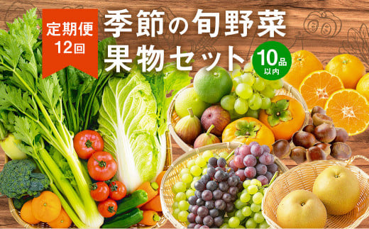 E16 【定期便12回】 季節の 旬野菜 ・ 果物 セット 詰め合わせ 408124 - 福岡県みやま市