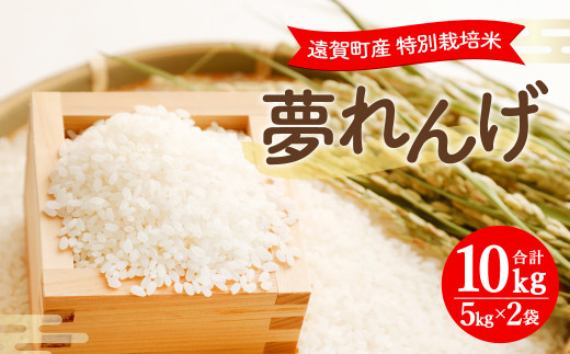 特別栽培米  夢れんげ  10kg (5kg×2袋)