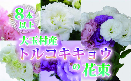 【新型コロナ被害支援】 トルコキキョウ花束（夏）コロナウィルス支援【12002】