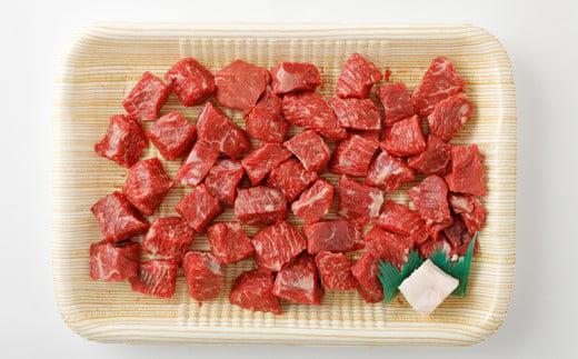 豊後牛 赤身角切 モモ肉 約550g 牛肉