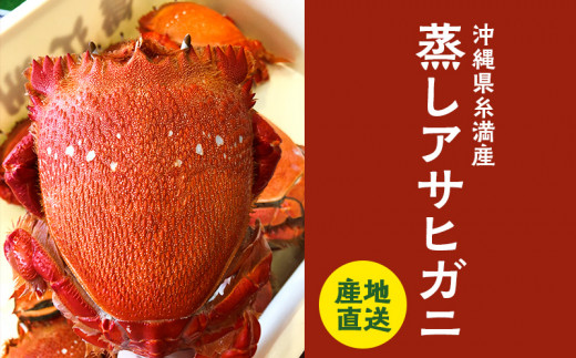 <産地直送>沖縄県糸満産蒸しアサヒガニ 292480 - 沖縄県糸満市