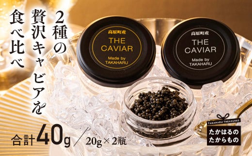 THE・CAVIAR（ザ・キャビア）2種食べ比べセット 合計40g 293030 - 宮崎県高原町