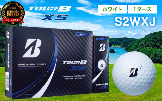2022年モデル TOUR B XS ホワイト 1ダース ゴルフボール T18-02