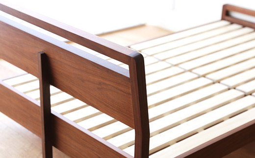 高野木工 マーク ベッド ダブル WN スタイリッシュ デザイン 家具