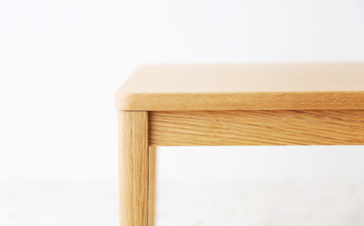 高野木工 プレーン リビングテーブル (丸/斜め) W:120×D:50 WO