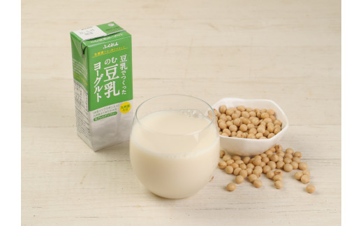 M283P [ふくれん]九州産ふくゆたか大豆使用 豆乳で作った のむ豆乳ヨーグルト 200ml×24本