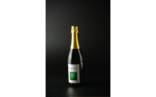 【北海道ニセコ町産】スペシャルキュベ（スパークリングワイン）＋フルートグラス（２脚）セット【10113】