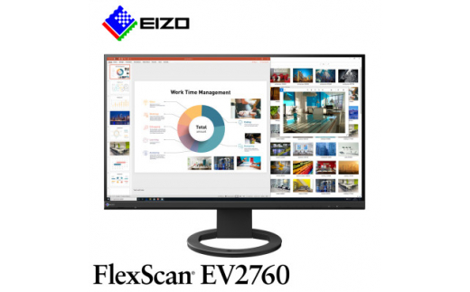 EIZO 27型(2560×1440)液晶モニター FlexScan EV2760 ブラック【1233644 ...