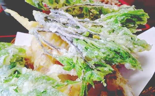 天ぷらにして食べるのがおすすめです。