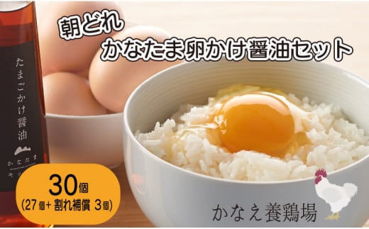卵 鶏卵 たまご 新鮮 30個 たまごかけ醤油セット 592900 - 香川県さぬき市
