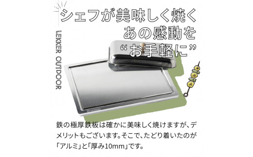 Aluminium Plate Duo アルミプレート デュオ　A4サイズ