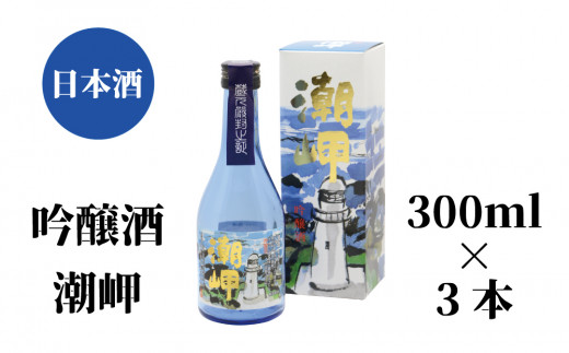 潮岬 吟醸酒 300ml×3本 764643 - 和歌山県串本町