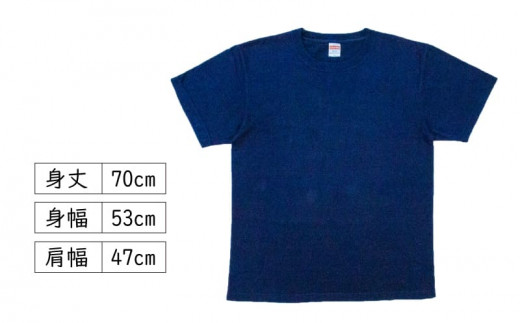 藍染 本藍染 Tシャツ シャツ Mサイズ