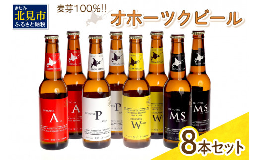 【A5-002】オホーツクビール8本セット