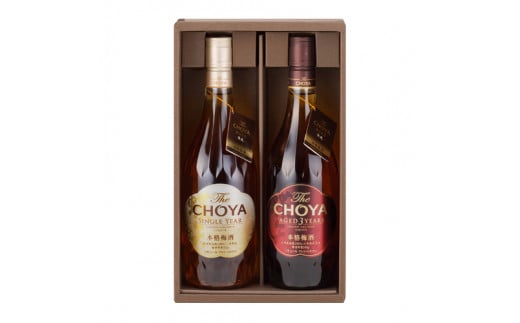 チョーヤ 梅酒 2本セット SINGLE YEAR ＆ AGED 3 YEARS（各720ml×2本）ザ・チョーヤ 梅酒 梅 お酒 リキュール The  CHOYA