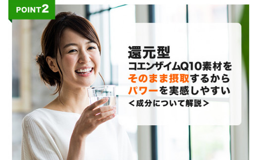 還元型コエンザイム Q10 ENERGY（エナジー）60日分 30粒 2袋