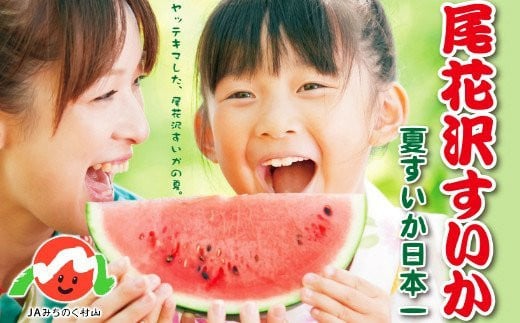 『尾花沢すいか』は夏すいかの生産量日本一です！