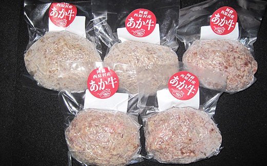 くまもと あか牛 ハンバーグ 150g×5個 計750g 冷凍 牛肉 799820 - 熊本県合志市