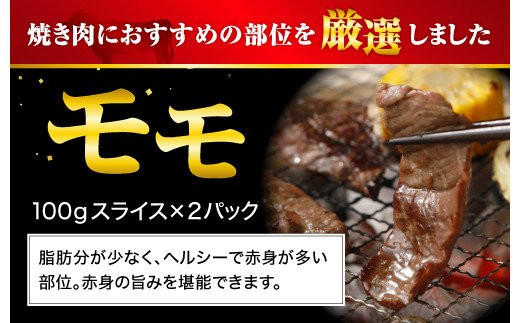 【熊本県産】 あか牛 焼肉 2種 食べ比べ セット モモ カルビ 計400g