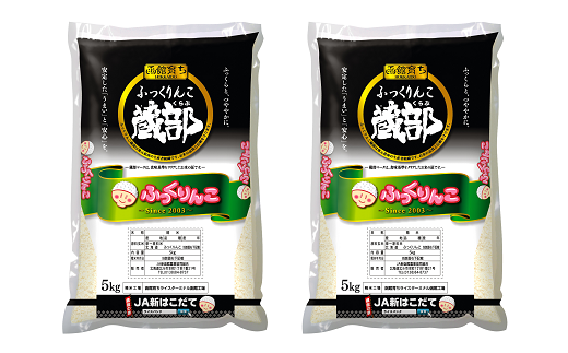 北海道七飯町産 ふっくりんこ 精米 計10kg（5kg×2袋） 特Aランク 白米