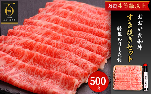 おおいた和牛すき焼きセット(500g)【1089362】