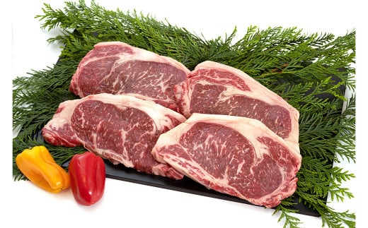 くまもとあか牛 ロースステーキ 1kg 熊本県産 牛肉 ステーキ 338617 - 熊本県高森町
