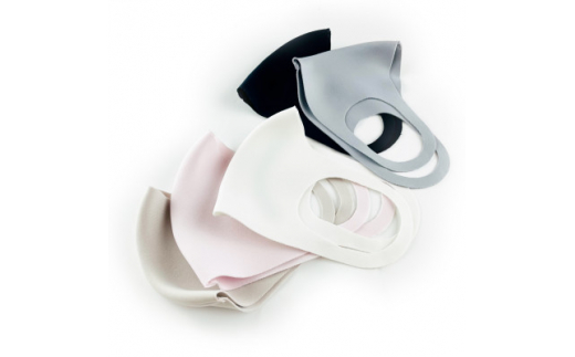 洗える機能性ファッションマスク(5色各1枚)Bセット【1297074】 338804 - 岐阜県笠松町
