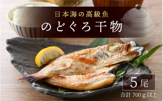 日本海の高級魚 のどぐろ干物 5尾 ビール 焼き魚 おつまみ 魚介類 海の幸 国産 個包装 お取り寄せ 福井県あわら市 ふるさとチョイス ふるさと納税サイト