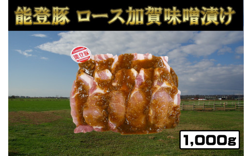 能登豚ロース 約100g×5枚×2パック
加賀味噌