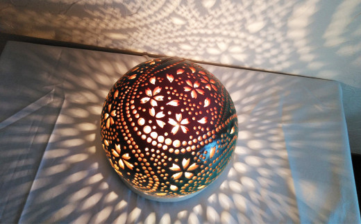 焼き物 ランプ 照明 - 花瓶