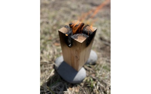北海道育ちの木材を使った宮大工特製「スウェーデントーチ」　B047 305053 - 北海道栗山町