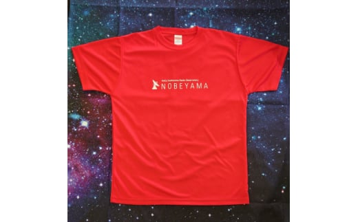 国立天文台野辺山オリジナルTシャツ　-赤Lサイズ-【1298465】 723158 - 長野県南牧村