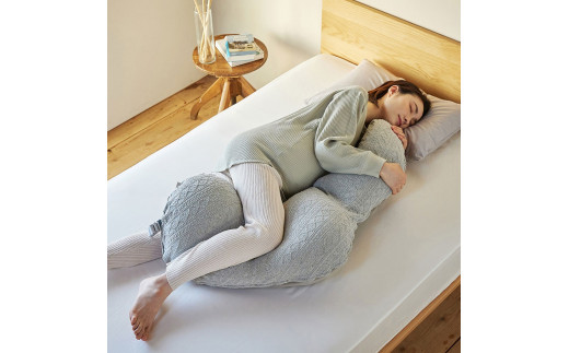 妊婦さんのための抱き枕&理想的な授乳姿勢を作る ピタットフィットクッション ロング:配送情報備考 アイボリー(22251014)